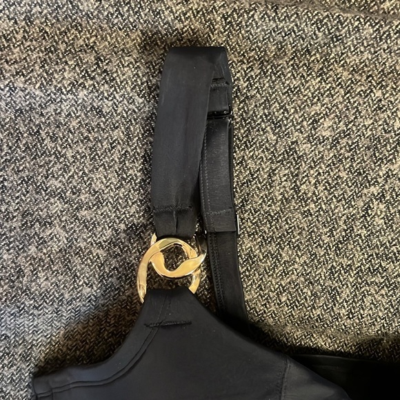 Swim by Cacique 38DDD Underwire Tankini with gold accents - Picture 2 of 5